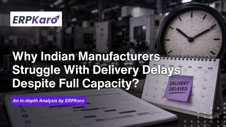 Why Indian Manufacturers Struggle With Delivery Delays Despite Full Capacity?