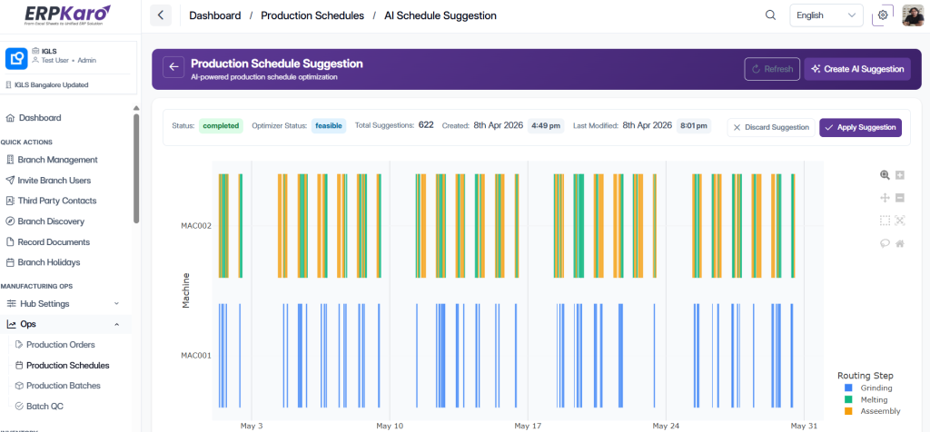 ERP Manufacturing software