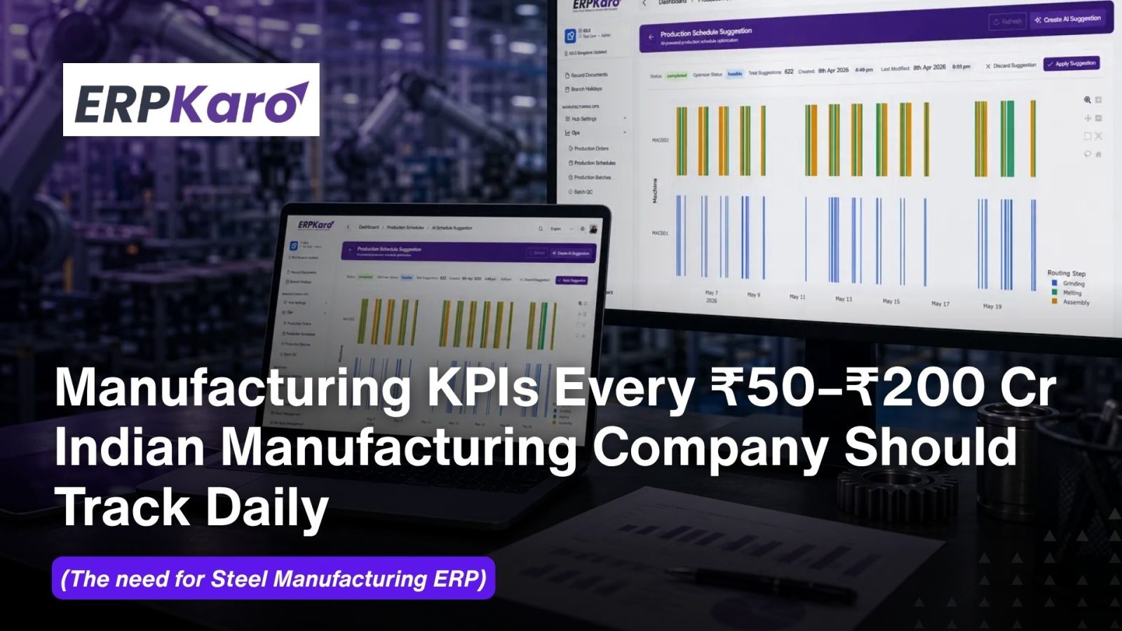 Manufacturing ERP KPIs
